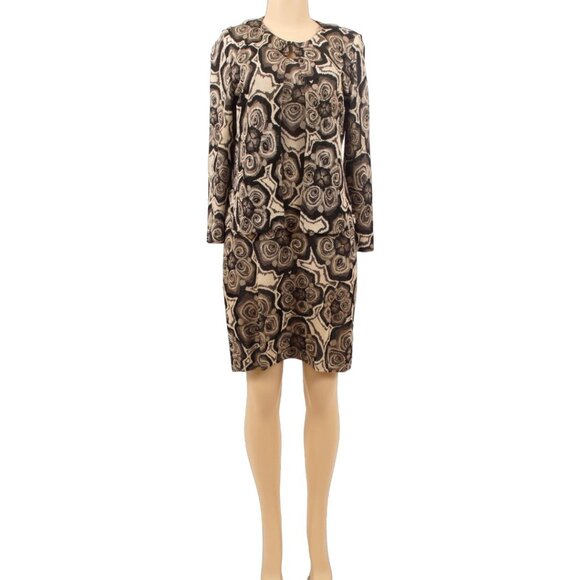 ST. JOHN KNIT ABSTRACT DRESS SET - Picture 1 of 10